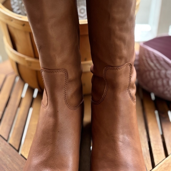 Sam Edelman brown leather boots - Picture 3 of 13